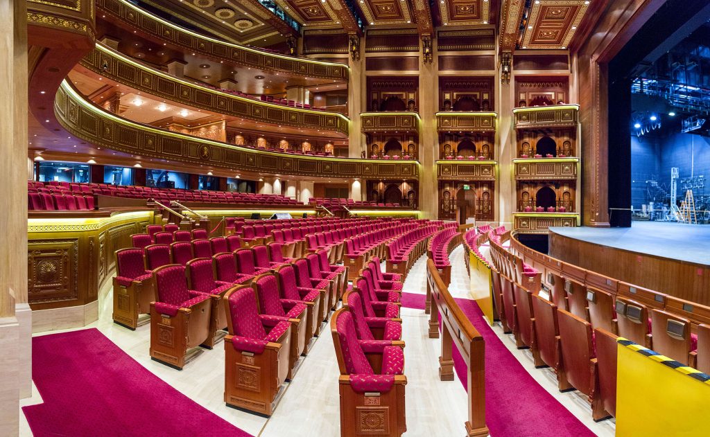 Auditorium of the Royal Opera House Muscat