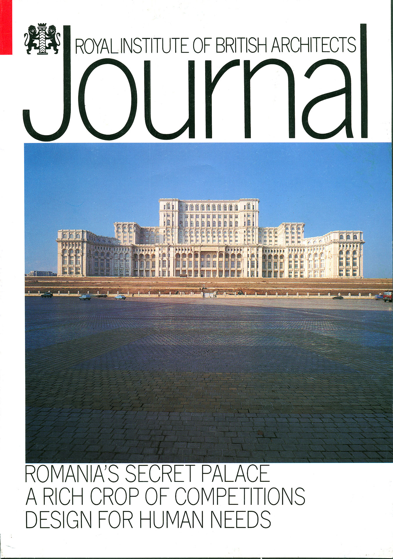 RIBA Journal cover story on The House of the People Romania